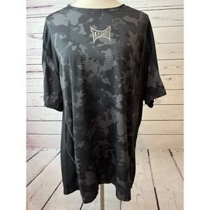 Tapout Tee Shirt 2XL Camo‎ Stretch T-shirt Performance XXL MMA UFC fighting Y2K